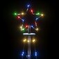 vidaXL Joulukuusi piikillä 108 moniväristä LED-valoa 180 cm hinta ja tiedot | Jouluvalot | hobbyhall.fi