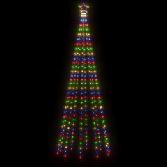 vidaXL Kartio joulukuusi 310 värikästä LED-valoa 100x300 cm hinta ja tiedot | Joulukoristeet | hobbyhall.fi
