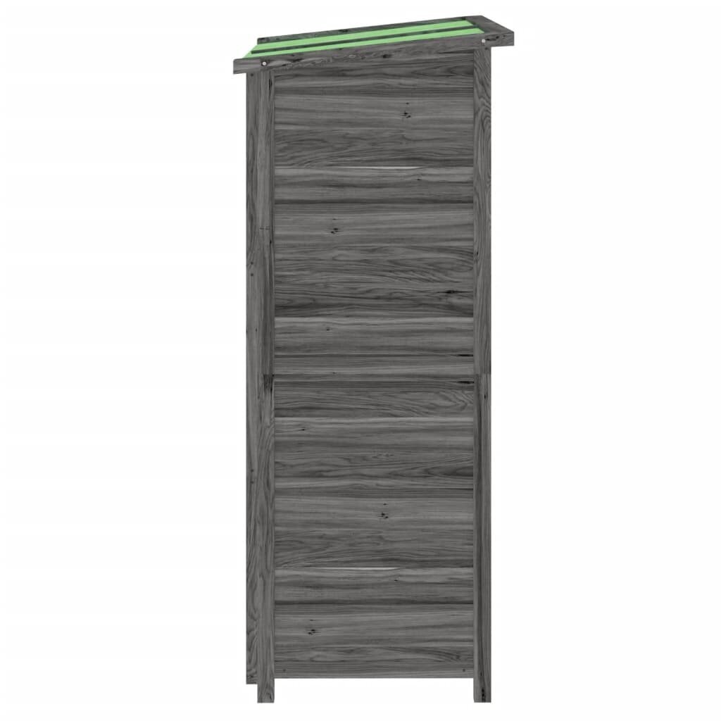 vidaXL Puutarhavaja harmaa 83x57x140 cm täysi mänty hinta ja tiedot | Puutarhapaviljongit | hobbyhall.fi