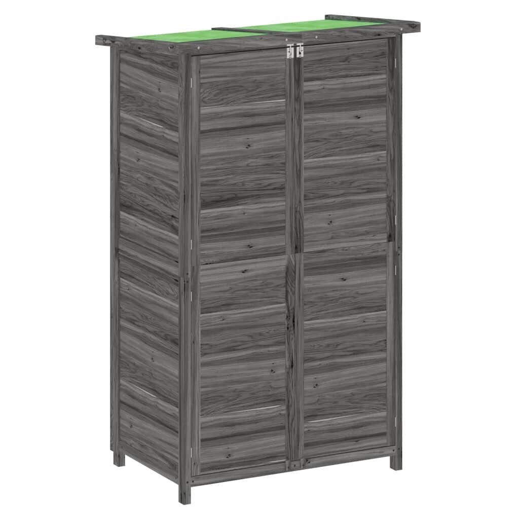 vidaXL Puutarhavaja harmaa 83x57x140 cm täysi mänty hinta ja tiedot | Puutarhapaviljongit | hobbyhall.fi