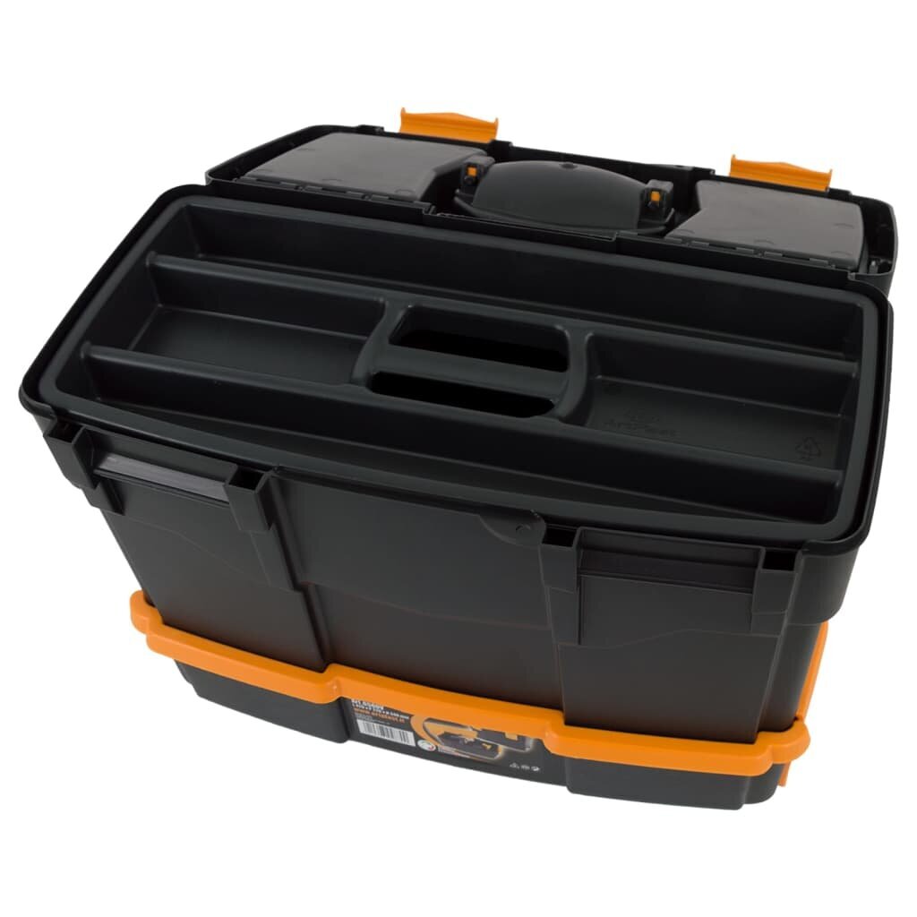 vidaXL Työkalulaatikko 420x220x340 cm PP hinta ja tiedot | Työkalupakit ja muu työkalujen säilytys | hobbyhall.fi