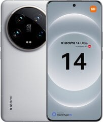 Xiaomi 14 Ultra 5G 16/512GB White hinta ja tiedot | Matkapuhelimet | hobbyhall.fi