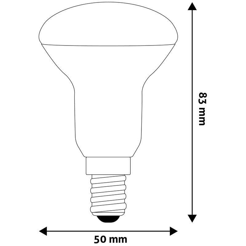LED-lamppu High Lumen 4,9W R50 E14 3K Avide hinta ja tiedot | Lamput | hobbyhall.fi