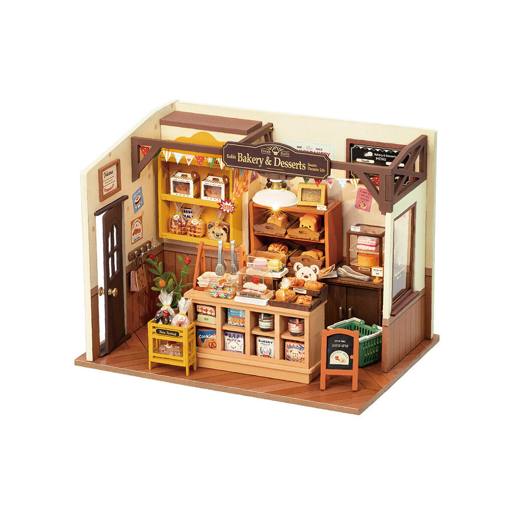 Rolife Becka's Baking House DIY Miniature House Kit DG161 hinta ja tiedot | LEGOT ja rakennuslelut | hobbyhall.fi