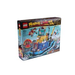 80013 LEGO® Monkie Kid Monkie Kidin tiimin salainen päämaja hinta ja tiedot | LEGOT ja rakennuslelut | hobbyhall.fi