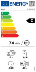 Astianpesukone, BOSCH Serie 6, SMS6ECI03E hinta ja tiedot | Astianpesukoneet | hobbyhall.fi