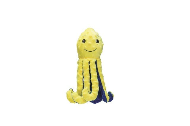 Pehmolelu koirille Beeztees Octopus Amy, keltainen hinta ja tiedot | Koiran lelut | hobbyhall.fi