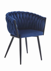 2 tuolin setti Leobert Orion, musta/sininen hinta ja tiedot | Ruokapöydän tuolit | hobbyhall.fi