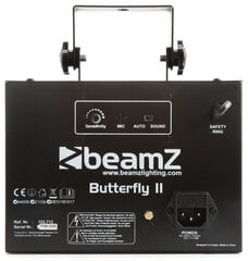 BeamZ Butterfly II LED mini derby hinta ja tiedot | Juhlakoristeet | hobbyhall.fi