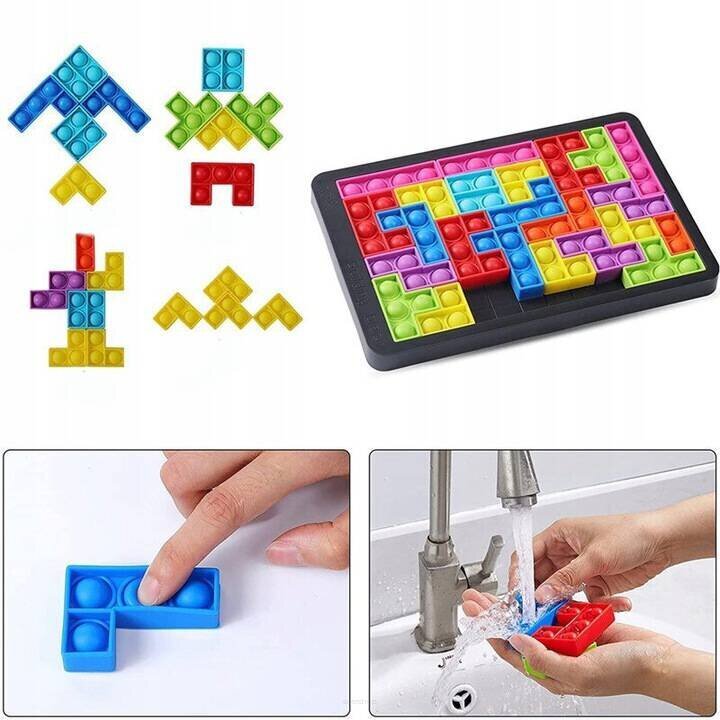 Pop it Puzzle Puzzle 3in1 hinta ja tiedot | Lautapelit ja älypelit | hobbyhall.fi