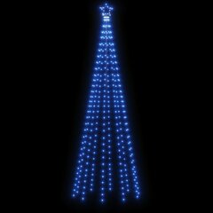 vidaXL Kartio joulukuusi 310 sinistä LED-valoa 100x300 cm hinta ja tiedot | Joulukoristeet | hobbyhall.fi