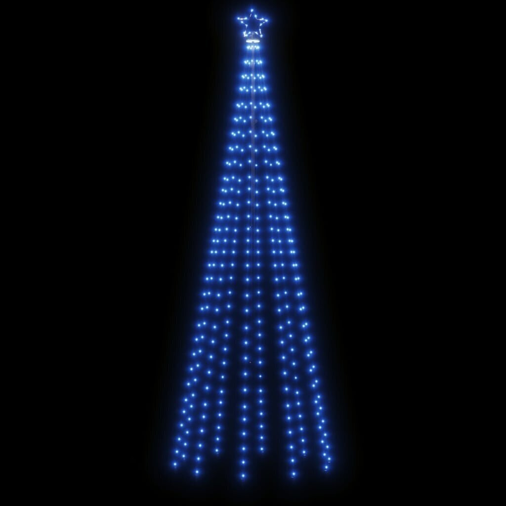 vidaXL Kartio joulukuusi 310 sinistä LED-valoa 100x300 cm hinta ja tiedot | Joulukoristeet | hobbyhall.fi