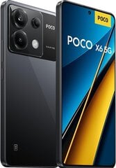 POCO X6 5G 12/256GB Black hinta ja tiedot | Matkapuhelimet | hobbyhall.fi