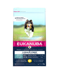 Eukanuba didelių ir itin didelių veislių šunims su paukštiena, 3 kg hinta ja tiedot | Koiran kuivaruoka | hobbyhall.fi