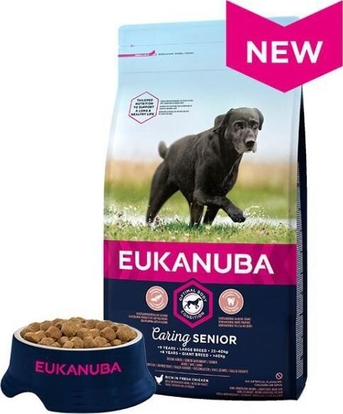 Eukanuba didelių veislių pagyvenusiems šunims su paukštiena, 3 kg hinta ja tiedot | Koiran kuivaruoka | hobbyhall.fi