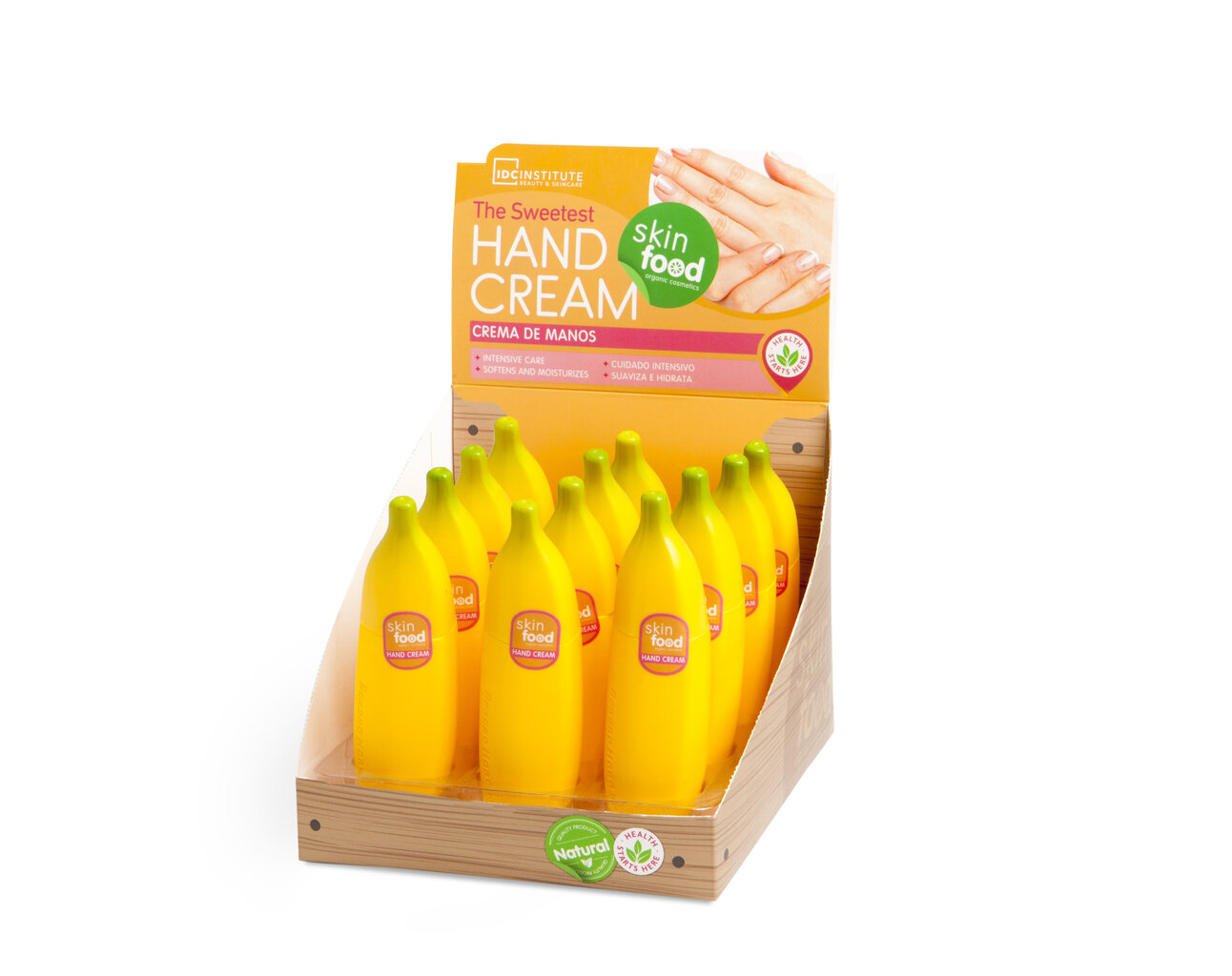 Käsivoide IDC Institute Skinfood Banana, 40 ml hinta ja tiedot | Vartalovoiteet ja -emulsiot | hobbyhall.fi