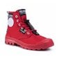 Kengät Palladium Pampa Lite Overlab, Red Salsa hinta ja tiedot | Naisten saappaat | hobbyhall.fi