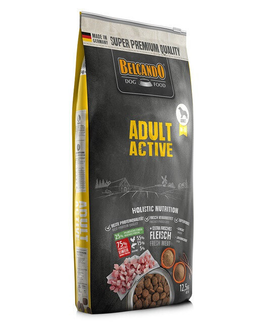 Belcando Adult Active kaikille aikuisille koiraroduille siipikarjaa, 12,5 kg hinta ja tiedot | Koiran kuivaruoka | hobbyhall.fi