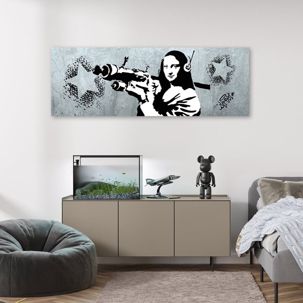 Kuva, Banksy, Mona Lisa Bazooka hinta ja tiedot | Taulut | hobbyhall.fi