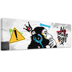 Kuva, Banksy DJ -apina hinta ja tiedot | Taulut | hobbyhall.fi