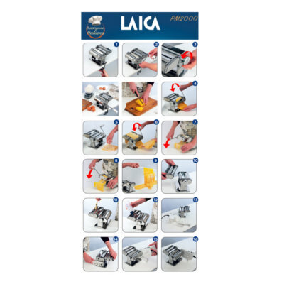 Pasta making machine LAICA PM2000 hinta ja tiedot | Yleiskoneet | hobbyhall.fi