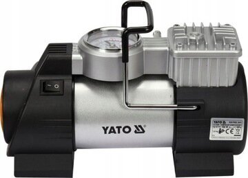 YATO Kannettava kompressori 12V 180W hinta ja tiedot | Kompressorit | hobbyhall.fi