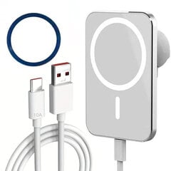 Automaattinen langaton laturi MagSafe iPhone-laitteille Applen valkoisena hinta ja tiedot | Puhelintelineet | hobbyhall.fi
