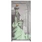vidaXL Vaatekaappi New York 75x45x160 cm kangas hinta ja tiedot | Kaapit | hobbyhall.fi