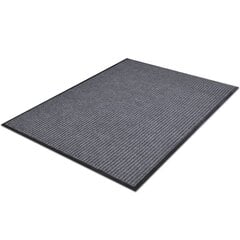 vidaXL PVC Ovimatot 4 kpl harmaa 90x60 cm hinta ja tiedot | Ovimatot | hobbyhall.fi