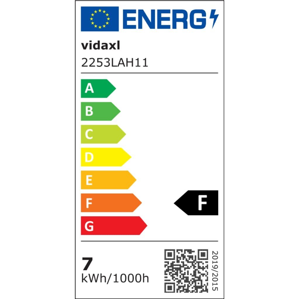 vidaXL Kannettava aurinkoenergia LED-valonheitin 7 W kylmä valkoinen hinta ja tiedot | Lamput | hobbyhall.fi