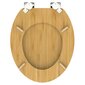 SCHÜTTE WC-istuin Sotf-Close NATURAL BAMBOO hinta ja tiedot | Kylpyhuoneen sisustus | hobbyhall.fi