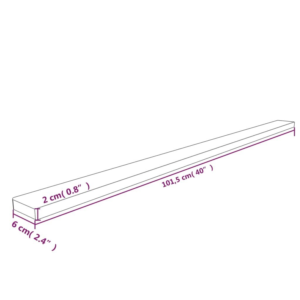 vidaXL Kulmasuojat 2 kpl keltainen ja musta 6x2x101,5 cm PU hinta ja tiedot | Lisätarvikkeet autoiluun | hobbyhall.fi