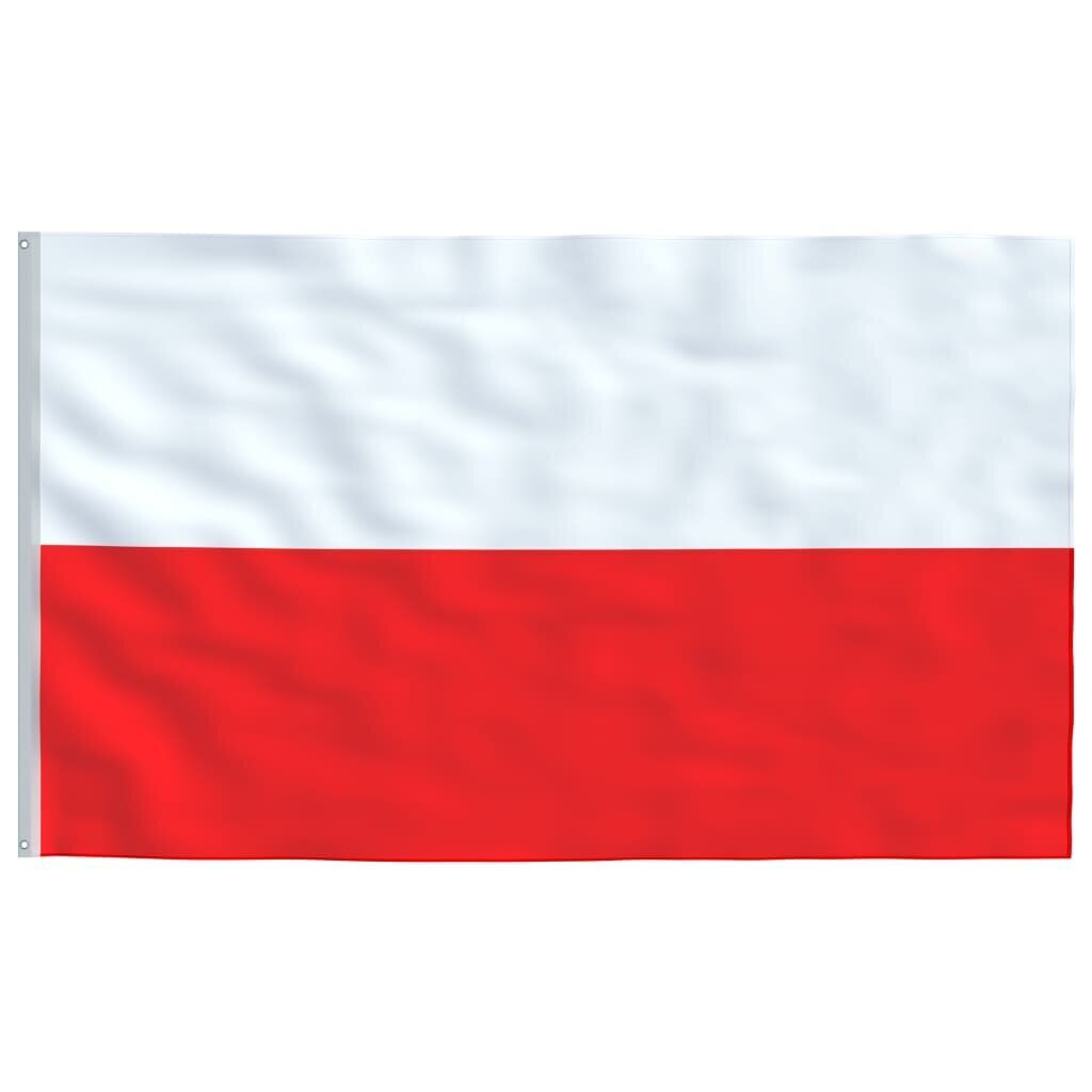 vidaXL Puolan lippu ja lipputanko 6,23 m alumiini hinta ja tiedot | Liput | hobbyhall.fi