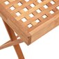 vidaXL Taitettava tarjotinpöytä 52x36x56,5 cm cm täysi pähkinäpuu hinta ja tiedot | Astiat | hobbyhall.fi