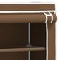 vidaXL Säilytyshylly pesukoneen ylle 2 tasoa ruskea 71x29,5x170,5 cm hinta ja tiedot | Kylpyhuoneen sisustus | hobbyhall.fi