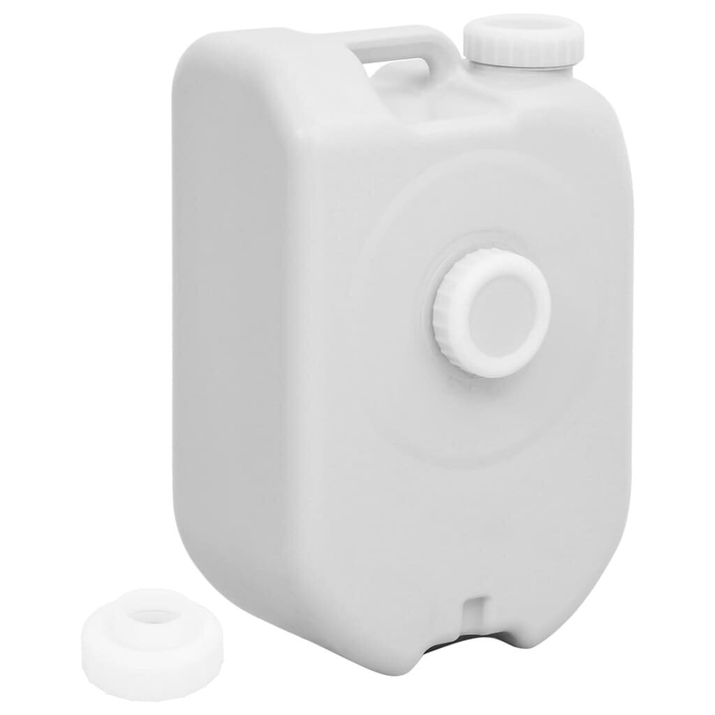 vidaXL Kannettava vesisäiliö adapterilla 24 l harmaa hinta ja tiedot | Muut retkeilyvarusteet | hobbyhall.fi