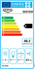 Upo E6070W hinta ja tiedot | Liesituulettimet | hobbyhall.fi