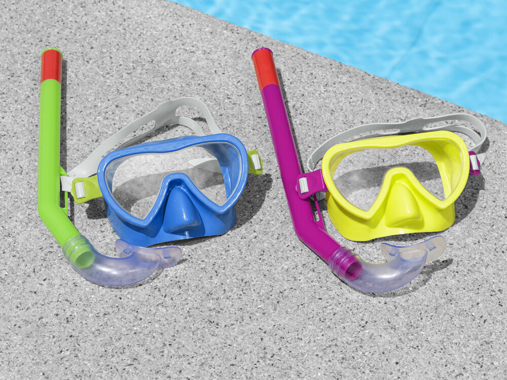 Bestway Crusader Essential Snorkkeli, keltainen hinta ja tiedot | Snorklaussetit | hobbyhall.fi