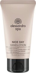 Alessandro Spa Nice Day Hand Lotion 75ml hinta ja tiedot | Vartalovoiteet ja -emulsiot | hobbyhall.fi