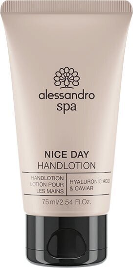 Alessandro Spa Nice Day Hand Lotion 75ml hinta ja tiedot | Vartalovoiteet ja -emulsiot | hobbyhall.fi