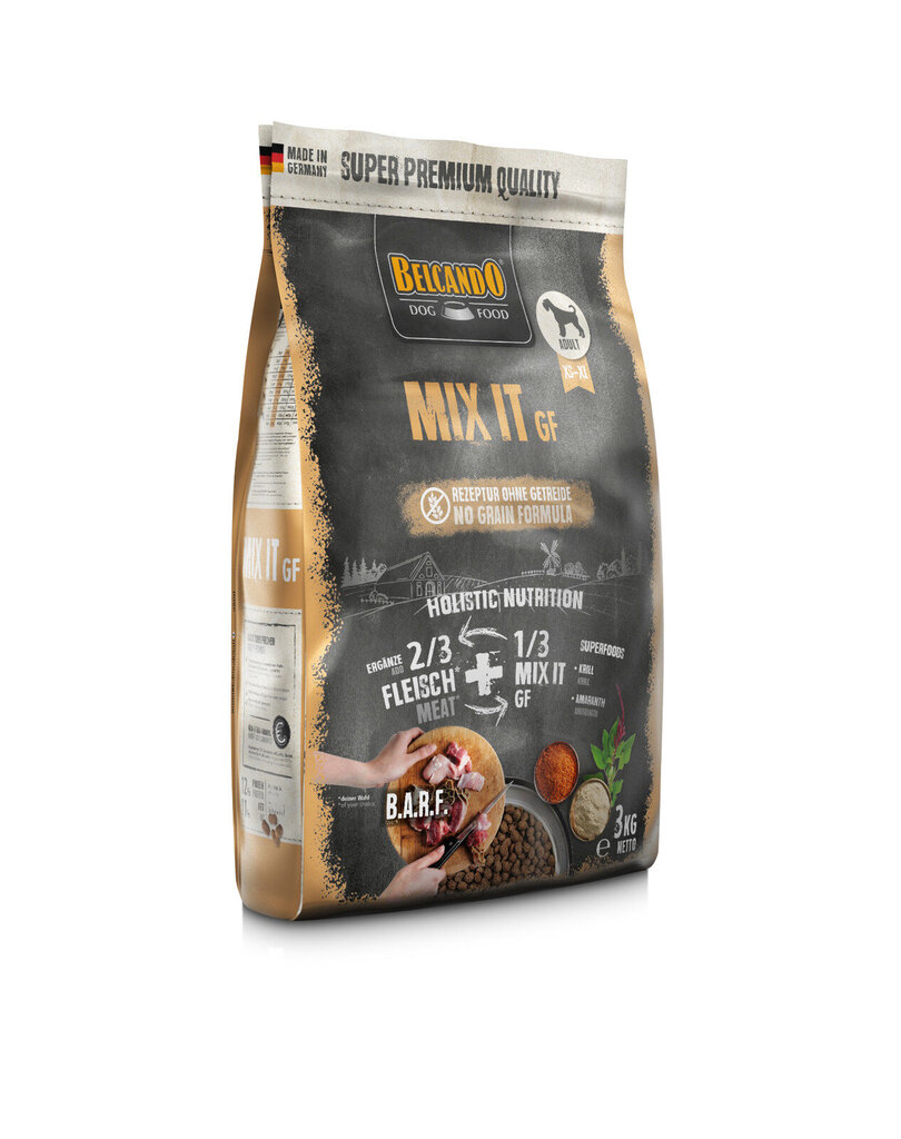 Belcando Mix It Grain Free kaikille koiraroduille lohta, 3 kg hinta ja tiedot | Koiran kuivaruoka | hobbyhall.fi