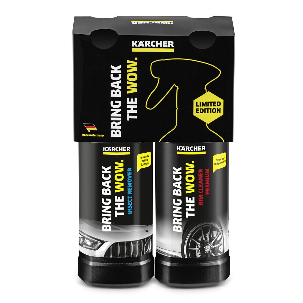 Karcher Premium -rengaspuhdistaja RM 667 + hyönteispoistoaine RM 618, 2 x 500 ml hinta ja tiedot | Autokemikaalit | hobbyhall.fi