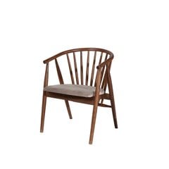 Tuoli Kalune Design Albero 48, beige/ruskea hinta ja tiedot | Ruokapöydän tuolit | hobbyhall.fi