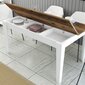 Pöytä Kalune Design Milan 520, ruskea/valkoinen hinta ja tiedot | Ruokapöydät | hobbyhall.fi
