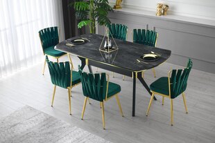 Pöytä Kalune Design Ikon-1001, musta hinta ja tiedot | Ruokapöydät | hobbyhall.fi