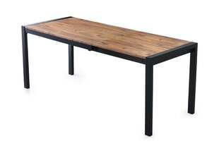 Pöytä Kalune Design Silva-1011, musta/ruskea hinta ja tiedot | Ruokapöydät | hobbyhall.fi
