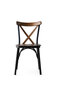Tuolisetti Kalune Design Ekol - 261, 4 kpl, ruskea/musta hinta ja tiedot | Ruokapöydän tuolit | hobbyhall.fi