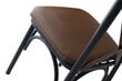 Tuolisetti Kalune Design Ekol - 1332, 4 kpl, ruskea/musta hinta ja tiedot | Ruokapöydän tuolit | hobbyhall.fi