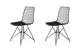 Tuolisetti Kalune Design Tivoli 271, 2 kpl, musta hinta ja tiedot | Ruokapöydän tuolit | hobbyhall.fi