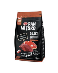 Pan Mięsko kuivaruoka kissoille naudanlihaa ja riistaa, 10 kg hinta ja tiedot | Pan Mięsko Lemmikit | hobbyhall.fi